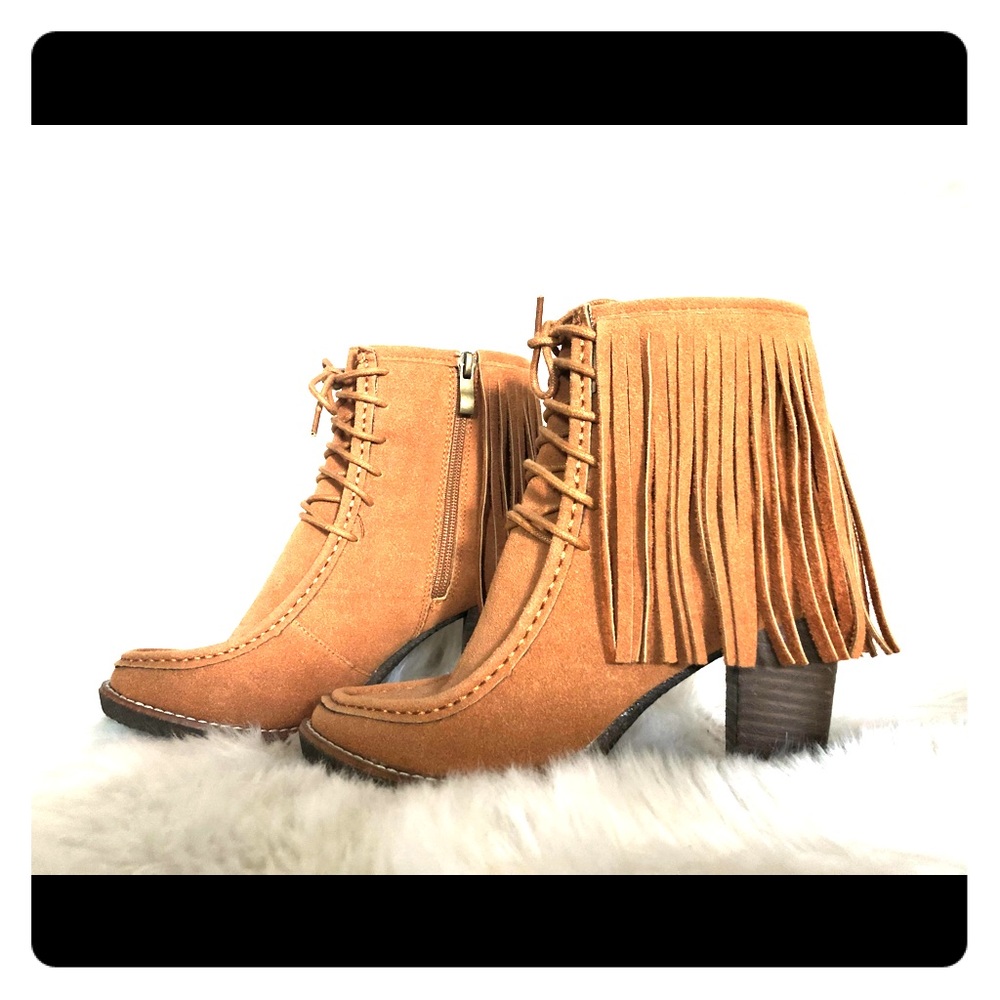 Moccasin ankle boots